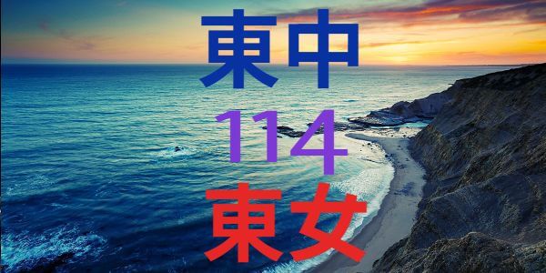 114年臺東區國中會考錄取台東高中與台東女中人數統計