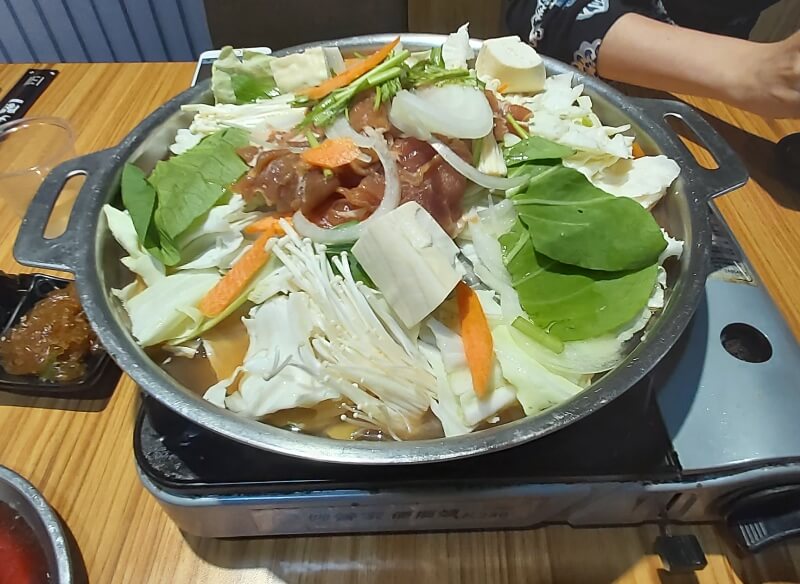 韓天閣韓的銅盤烤肉