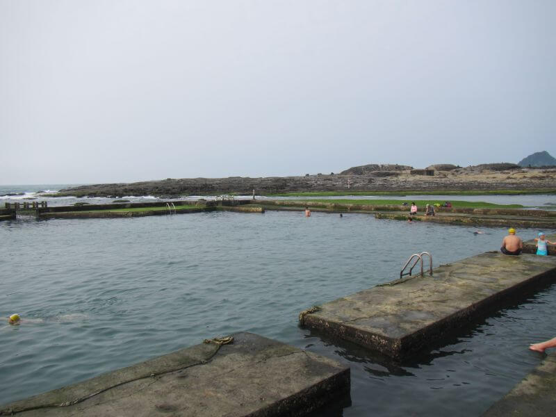 和平島公園的海水游泳池