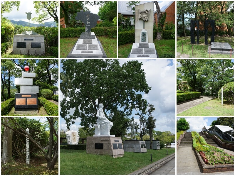 平和公園內的許多雕像