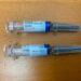 已注射完的菲流達三價流感疫苗 Vaxigrip Tetra